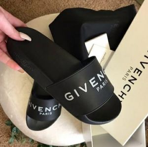 Givenchy Slides (Worn 2x, Nearly Brand New!)